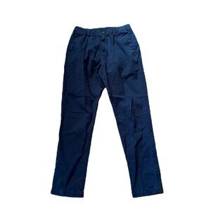 Bearbottom Men’s Blue Elastic Waist Pants Khaki Medium 30”
